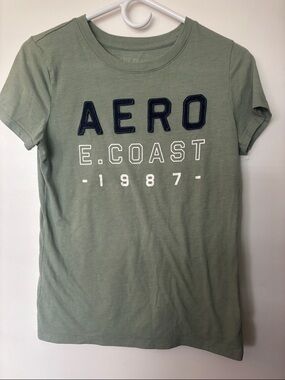 AERO E.Coast 1987 Short Sleeve Tee - Sage Green
